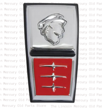 Emblem, Deck Lid Ornament, Mercury Man - NEW